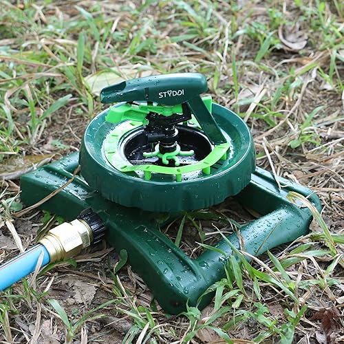 Miniatura 2 de STYDDI Rociador de impulso de patrón para patios medianos a grandes, rociadores pulsantes de riego personalizables para patio, rociador de impulso