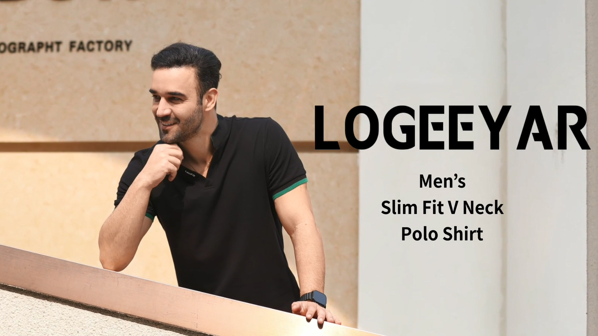 Camiseta polo para hombre LOGEEYAR, cuello polo, manga corta, ajuste slim, 95 % algodón y 5 % spandex miniatura 6
