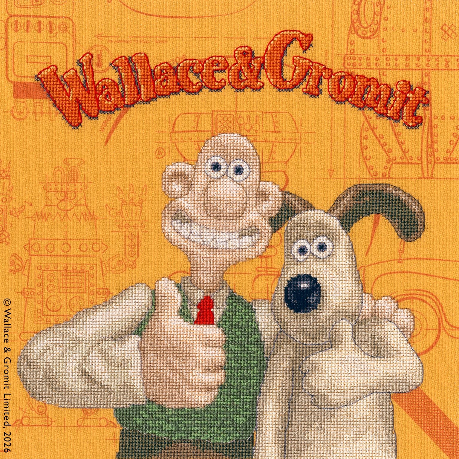 Wonderfully Wallace and Gromit by Bothy Threads