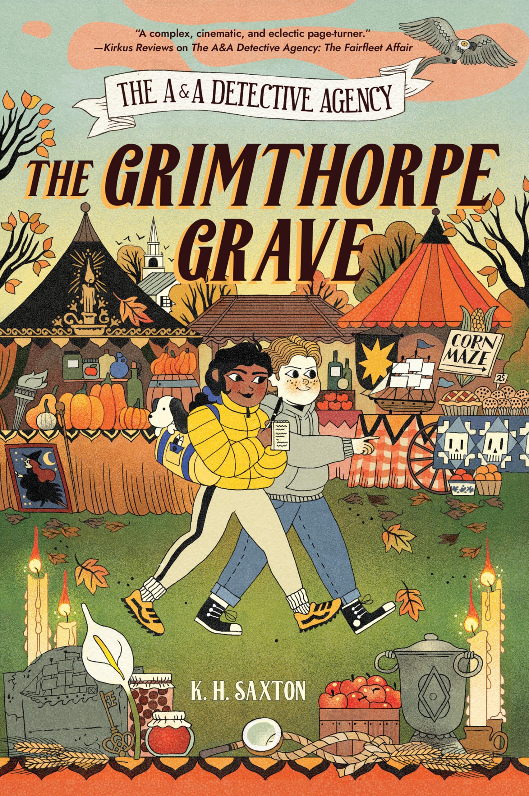 The A&A Detective Agency: The Grimthorpe Grave by K. Saxton H. (Paperback Book)