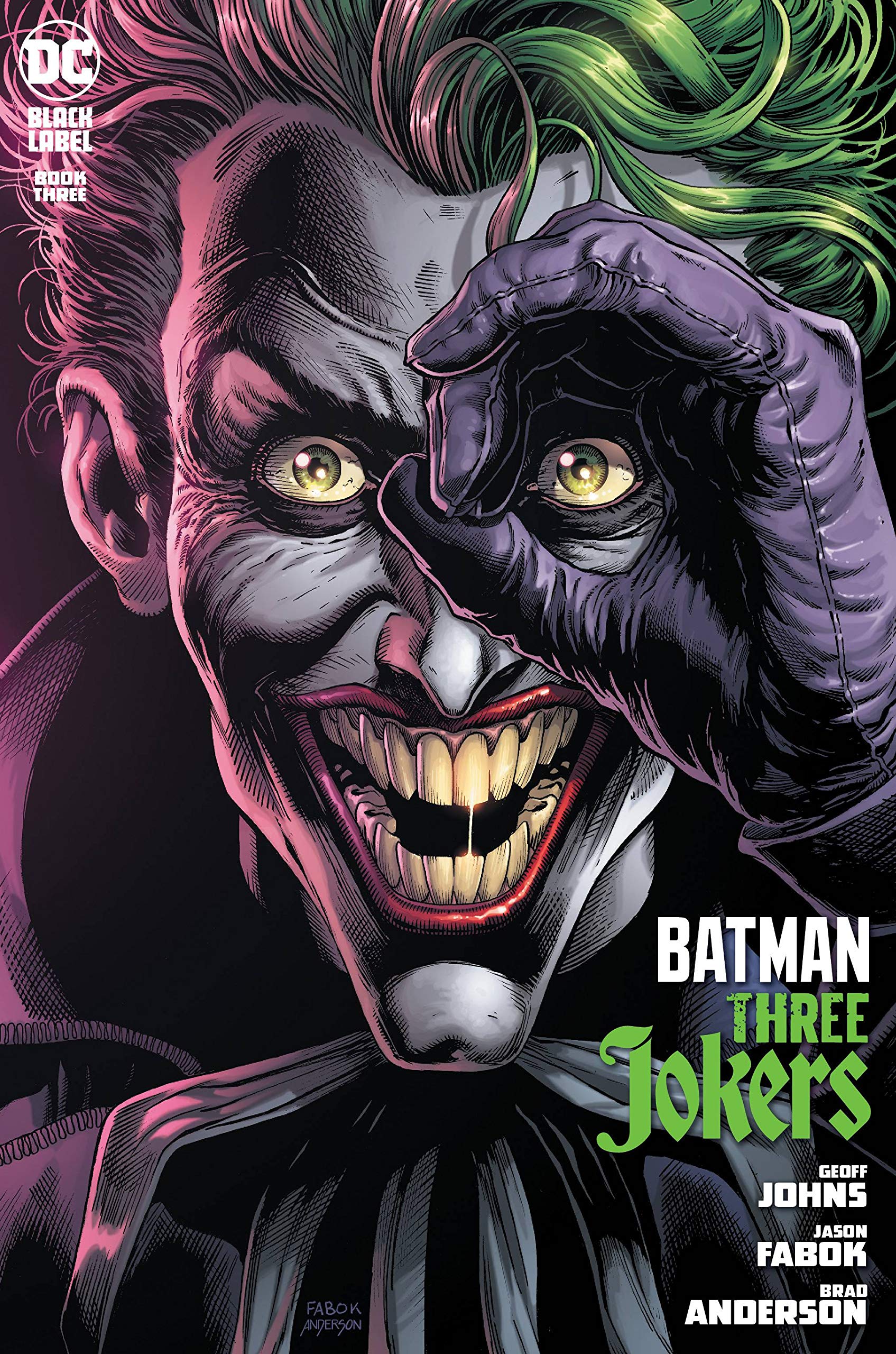 BATMAN THREE JOKERS #3 ED A JOKER FABOK