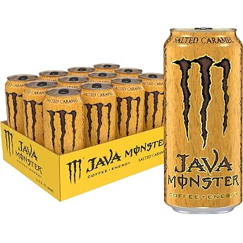 Java Monster, Salted Caramel, 15 Ounce (Pack of 12) by Monster Energy