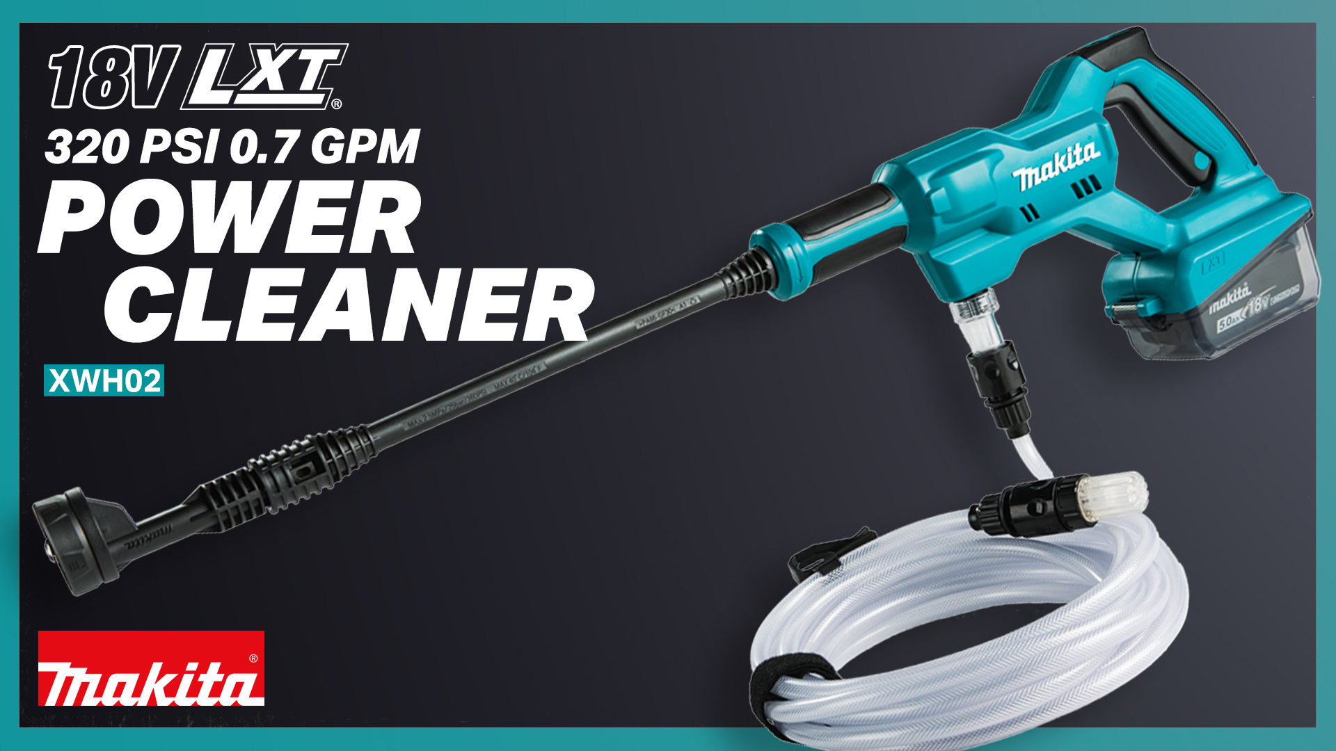 Amazon.com : Makita XWH02Z 18V LXT® Cordless 320 PSI 0.7 GPM Power