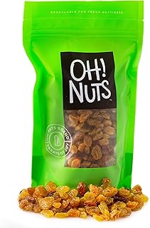 Oh! Nuts Golden Raisins | 32oz Bulk Bag of Fresh Sun Dried Large Yellow Grapes for Snacking & Baking | No Sugar Added, Low...