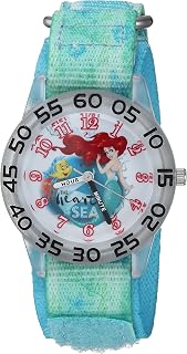 Princess Kids' Plastic Time Teacher Analog Quartz Nylon Strap Watch