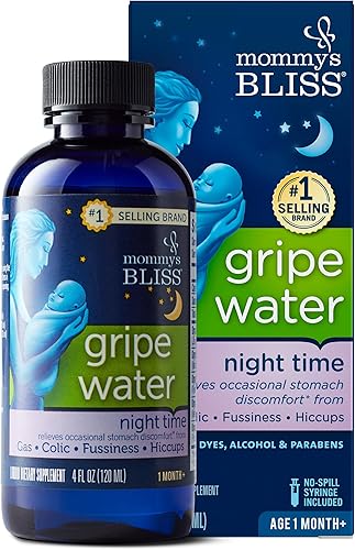 Miniatura 13 de Mommy's Bliss Gripe Water Original - Agua anisada original, 4 fl oz (paquete de 2) con gotas de saúco orgánico para bebé, 3 fl oz (paquete de 1)