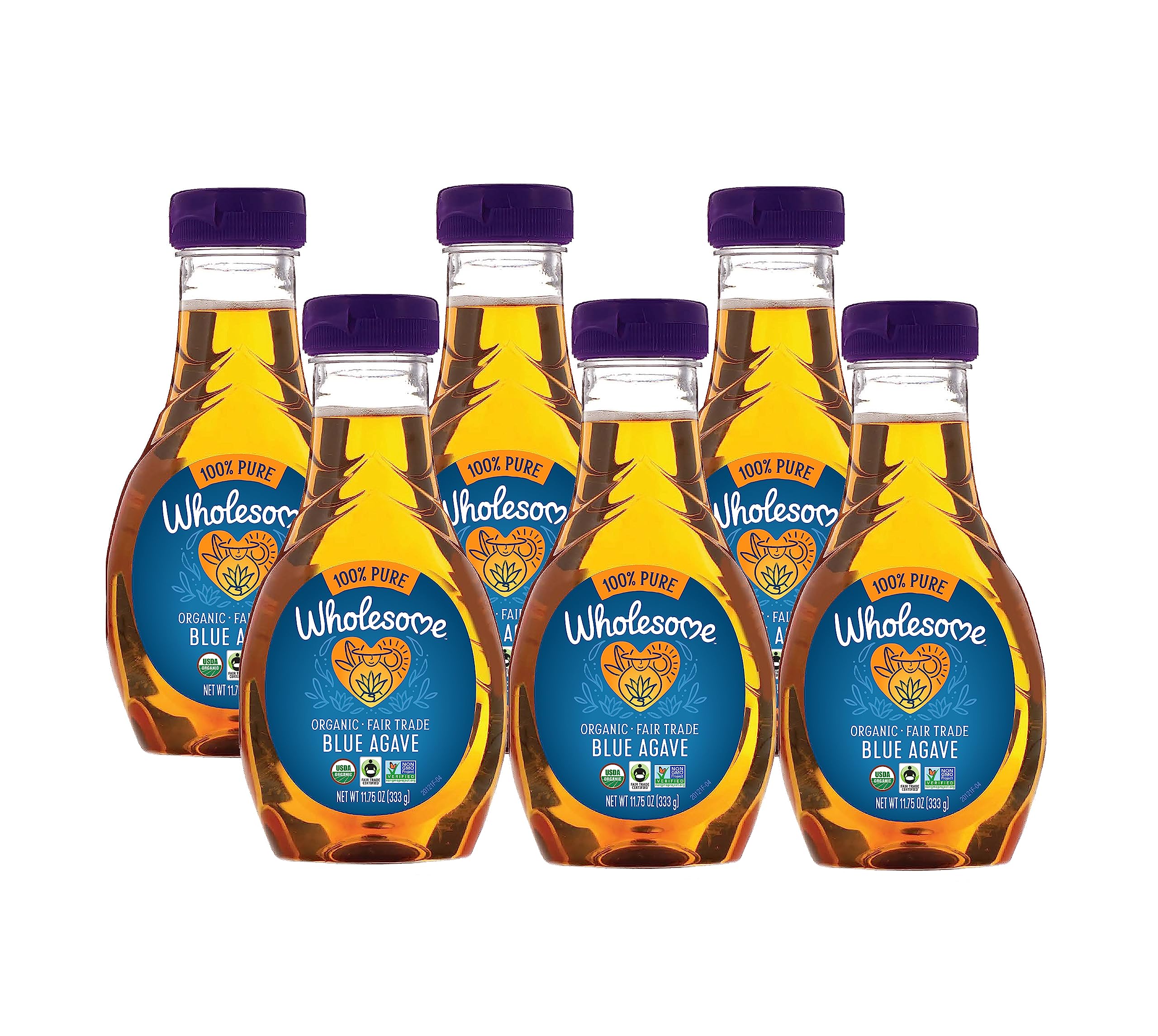 WholesomeFT Organic Blue Agave 11.75oz, 6-PackUSDA OrganicFair Trade CertifiedFair Trade CertifiedFair Trade Certified