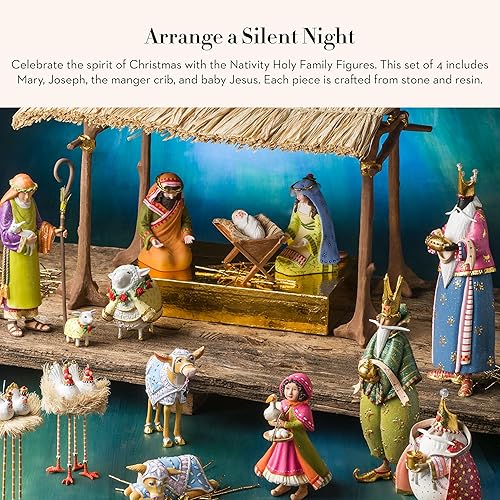 Vista 26 de MACKENZIE-CHILDS Patience Brewster - Figura de Belén de Navidad, decoración del hogar, Frank the Camel