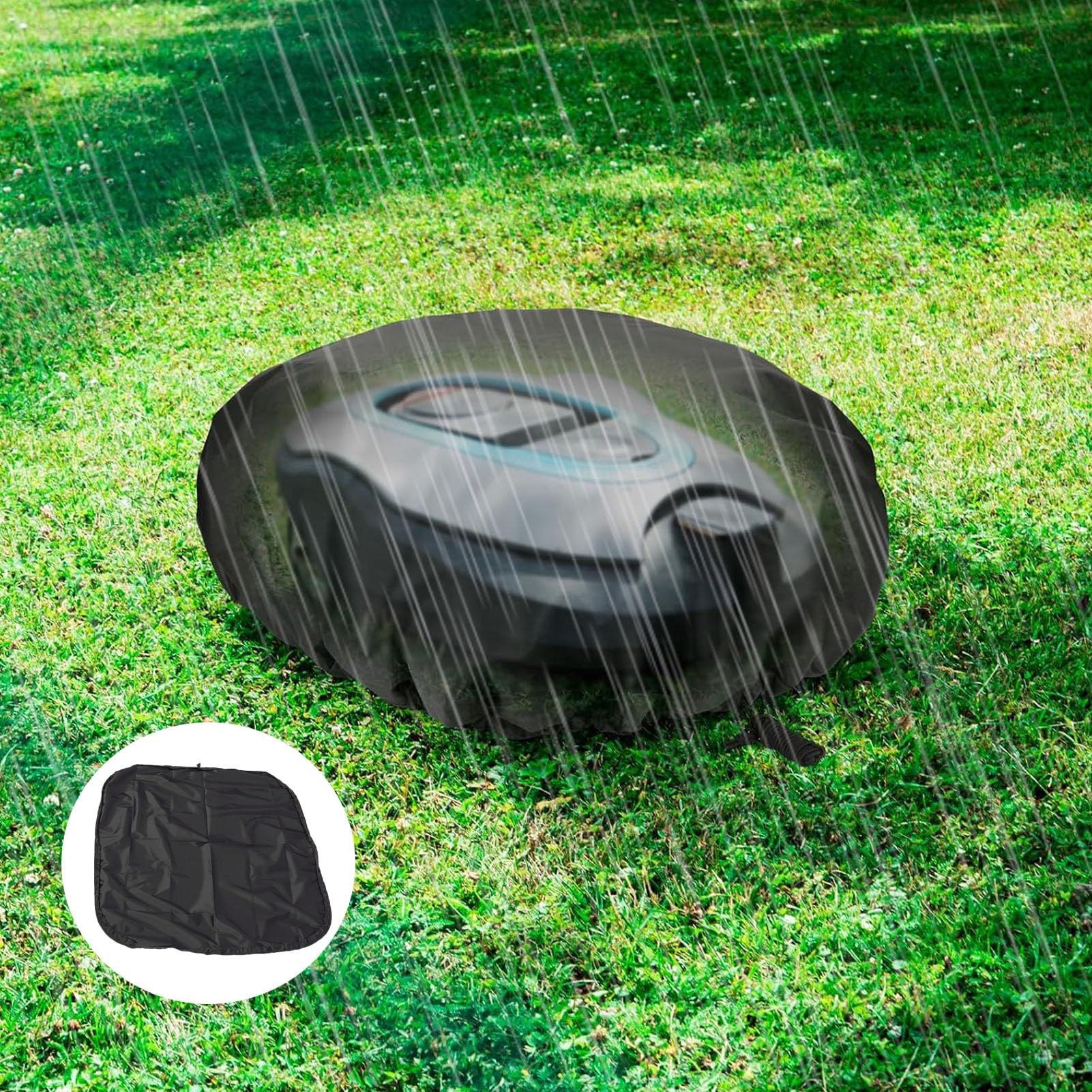 Generic Abdeckung für Roboter-Rasenmäher, Wasserdicht, Winddicht, für Alle Wetterbedingungen, 100 X 113 Cm, Oxford-Stoff