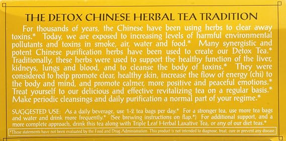 Triple Leaf Detox Tea - 20 bags