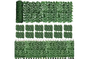 Skcoipsra Balcony Privacy Screen Leaves