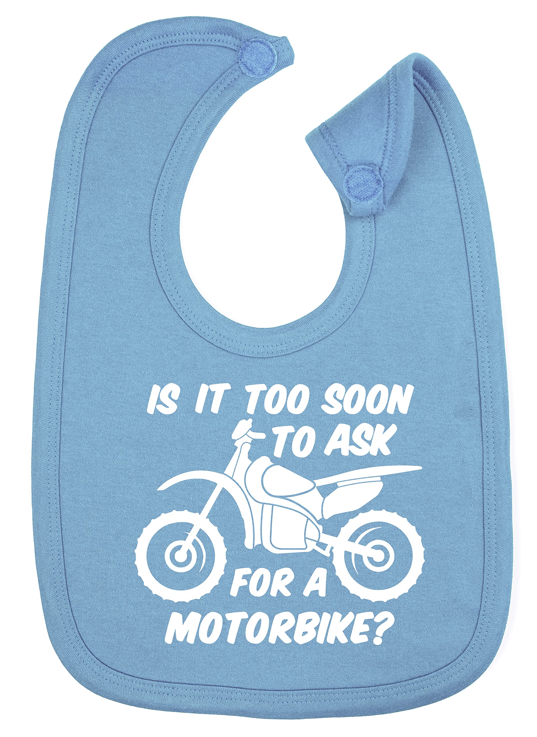 Hippowarehouse is it Too Soon to Ask for a Motorbike? Cotton Baby Nursing bib Boys Girls 35cmx22cm