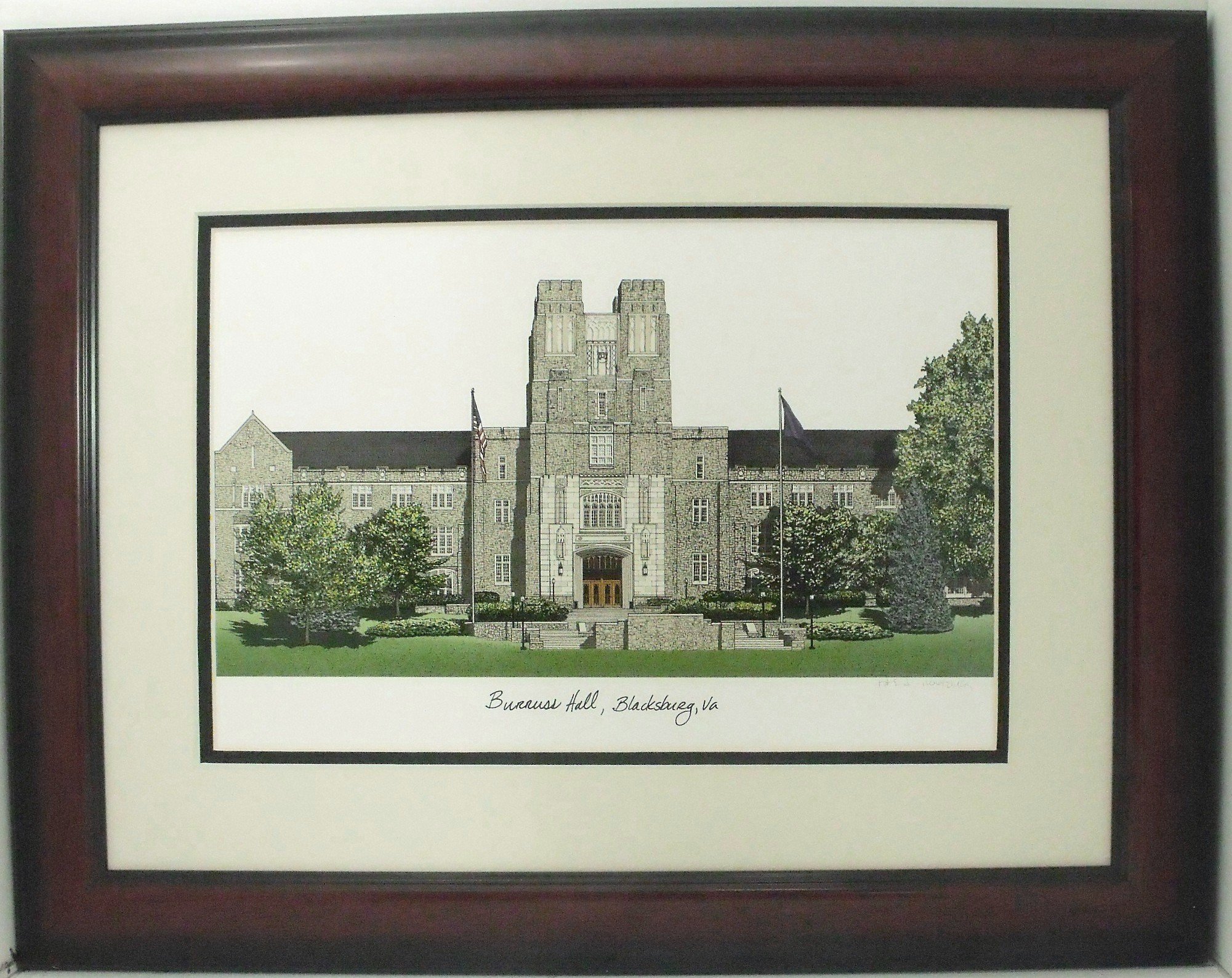 Virginia Tech Collegiate Framed Print