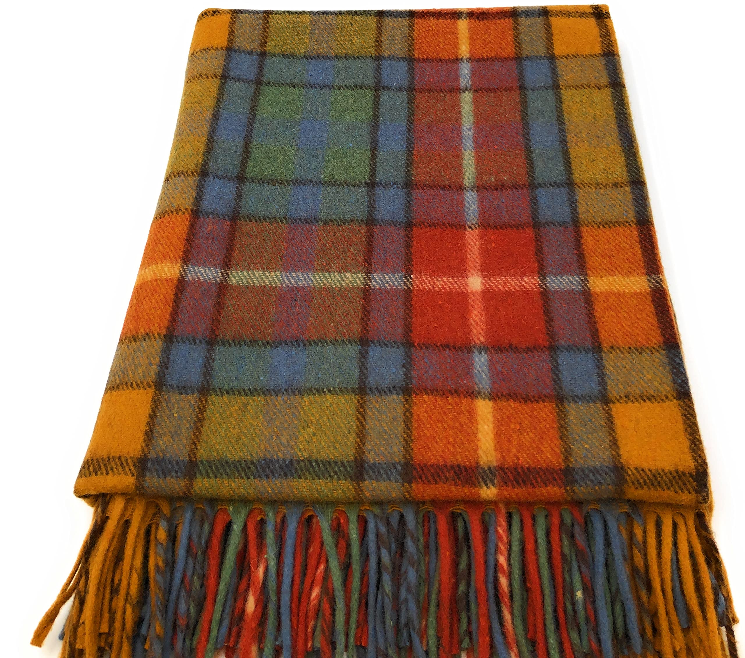 Clans of ScotlandModern Scottish tartan rugs /blanket - Travel Blanket - Outdoor Blanket (Buchanan antique)
