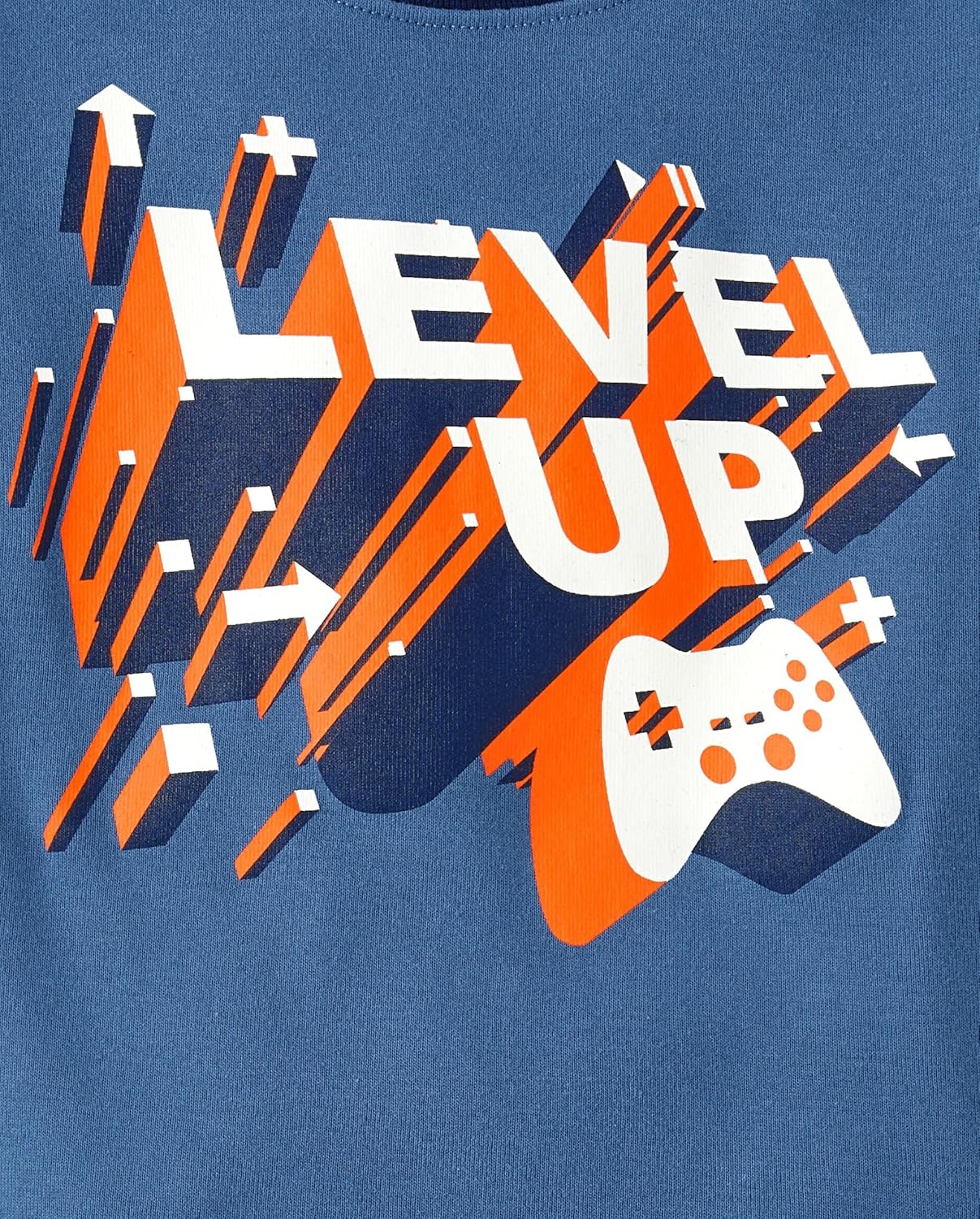 The Children's Place boys 100% Cotton Short Sleeve Top and Shorts 2 Piece Pajama Set - Image 3