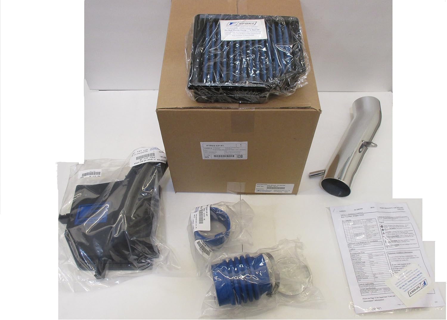 F-Sport Performance Air Intake System - 2014-2015 Lexus IS250 and IS350, Genuine Lexus OEM