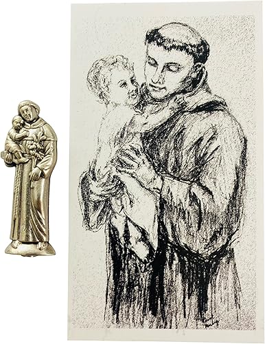 Miniatura 3 de Westman Works San Antonio Patrón de las Causas Perdidas Desesperadas Kit de Oración con Estatua de Santo de Bolsillo y Tarjeta Santa