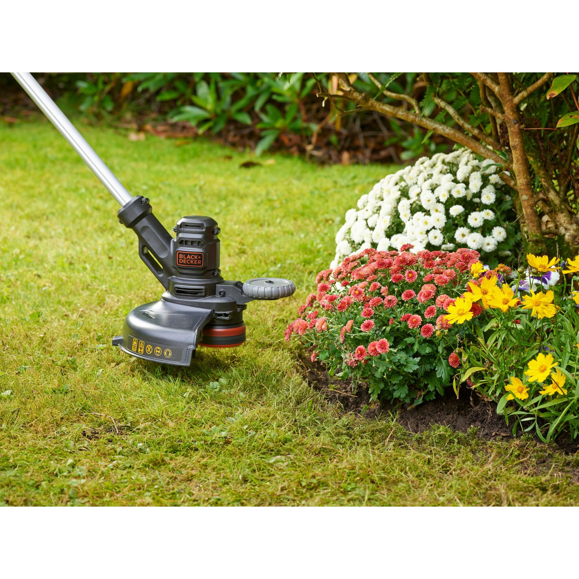 BLACK+DECKER BESTE628-QS Coupe-Bordure Filaire, 550 W, Noir, 28 cm