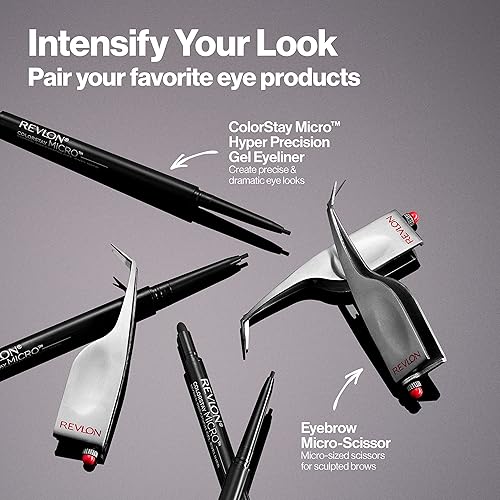 Miniatura 9 de ColorStay - Delineador de ojos de gel de Revlon, maquillaje de ojos de microprecisión con mancha integrada, impermeable, de larga duración con punta