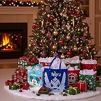 Vista 4 de Legacy Licensing Partners Disney's Princesses Snow White, Ariel y Jasmine Christmas - Bolsa grande reutilizable, Multi, Regular