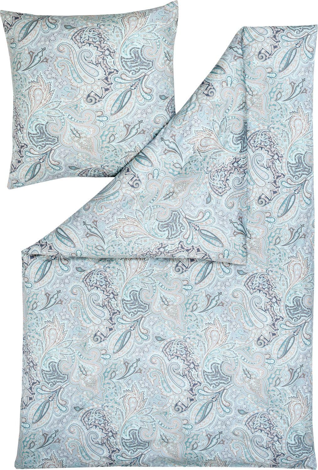 Estella duvet cover set interlock jade size 80x80 cm / 135x200 cm