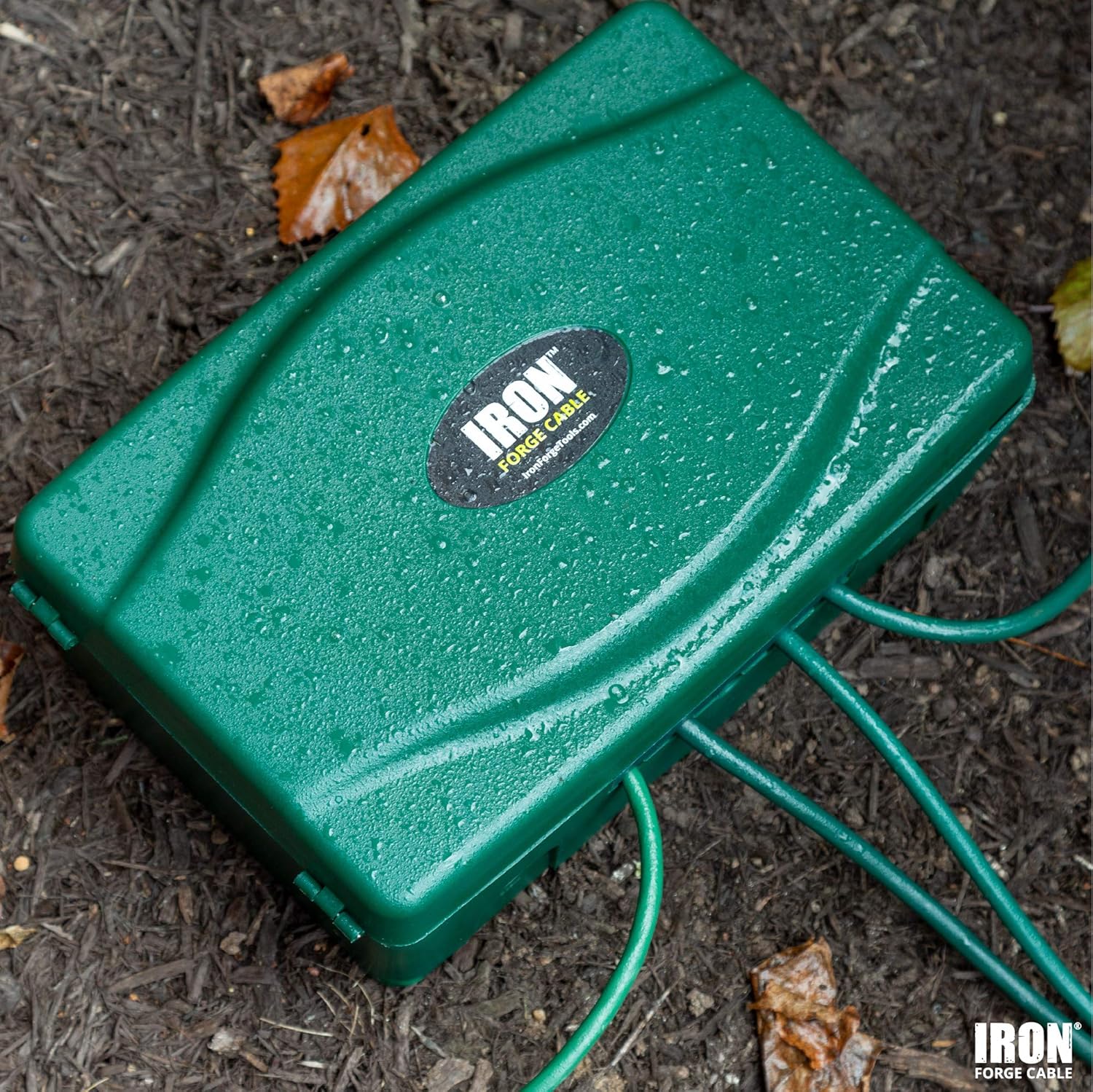 Chеареѕt 🛒 Weatherproof Extension Cord Connection Box - Waterproof Outdoor Cover for Electrical Connections, Green Lіmіtеd Dіѕсоunt Weatherproof Extension Cord Connection Box - Waterproof Outdoor Cover for Electrical Connections, Green