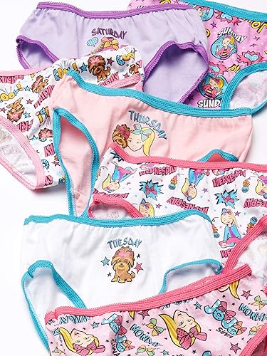 Miniatura 4 de Nickelodeon JoJo Siwa - Multipack de calzones para niña, Jojo Siwa - Bragas para niña, 8