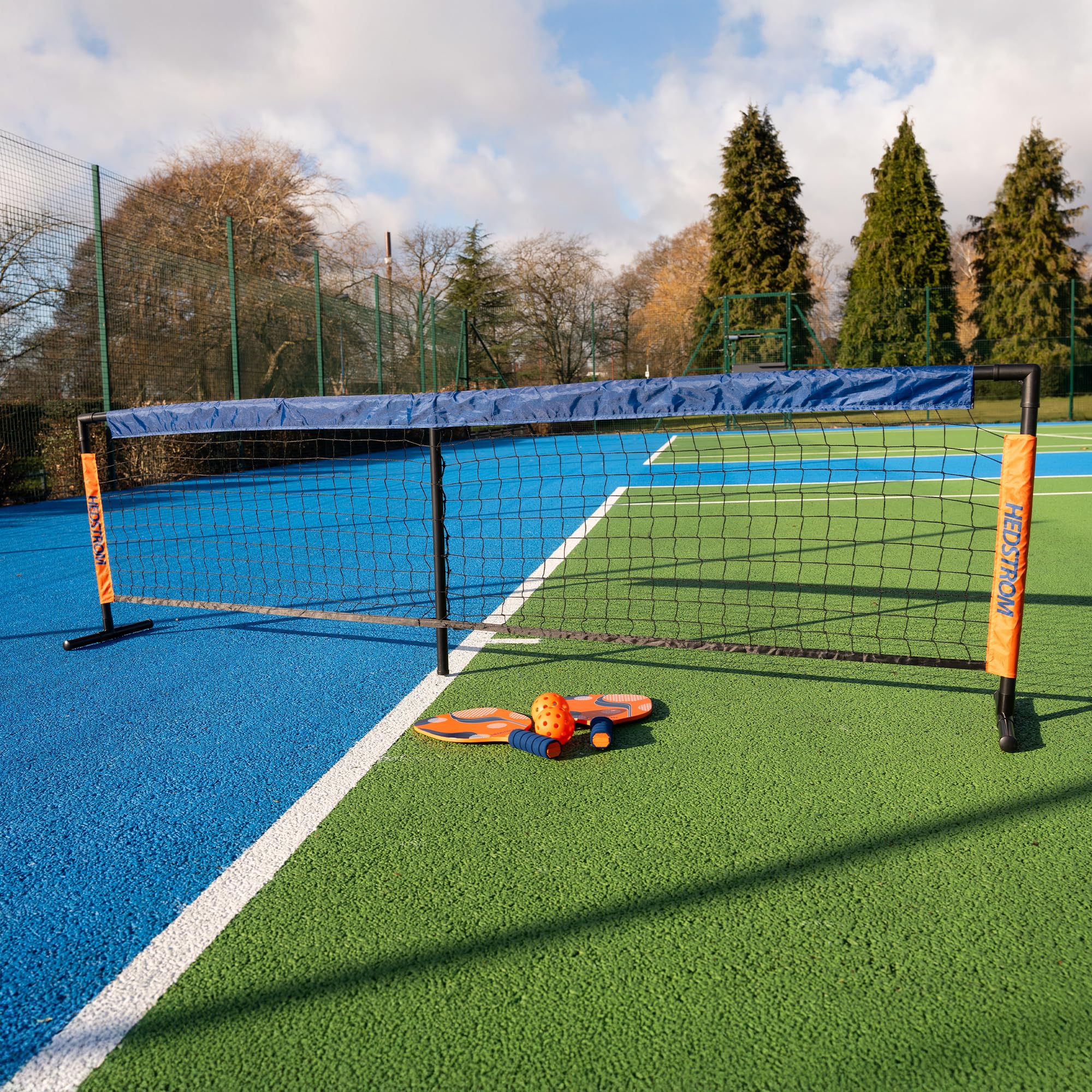 Hedstrom My First Pickleball-Paddel, komplettes Starter-Set, 2 Holzschläger, 2 Bälle und Netz, Kinder-Outdoor-Gartenspiele, ab 5 Jahren