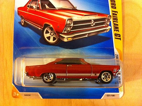 Miniatura 4 de 2009 Hot Wheels 031190 '66 Ford Fairlane GT rojo 1 64
