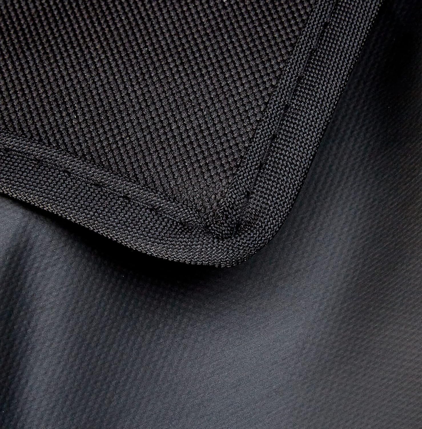 Amazon Basics Waterproof Car Back Bench Seat Cover Protector for Pets - 56 x 47, Black
