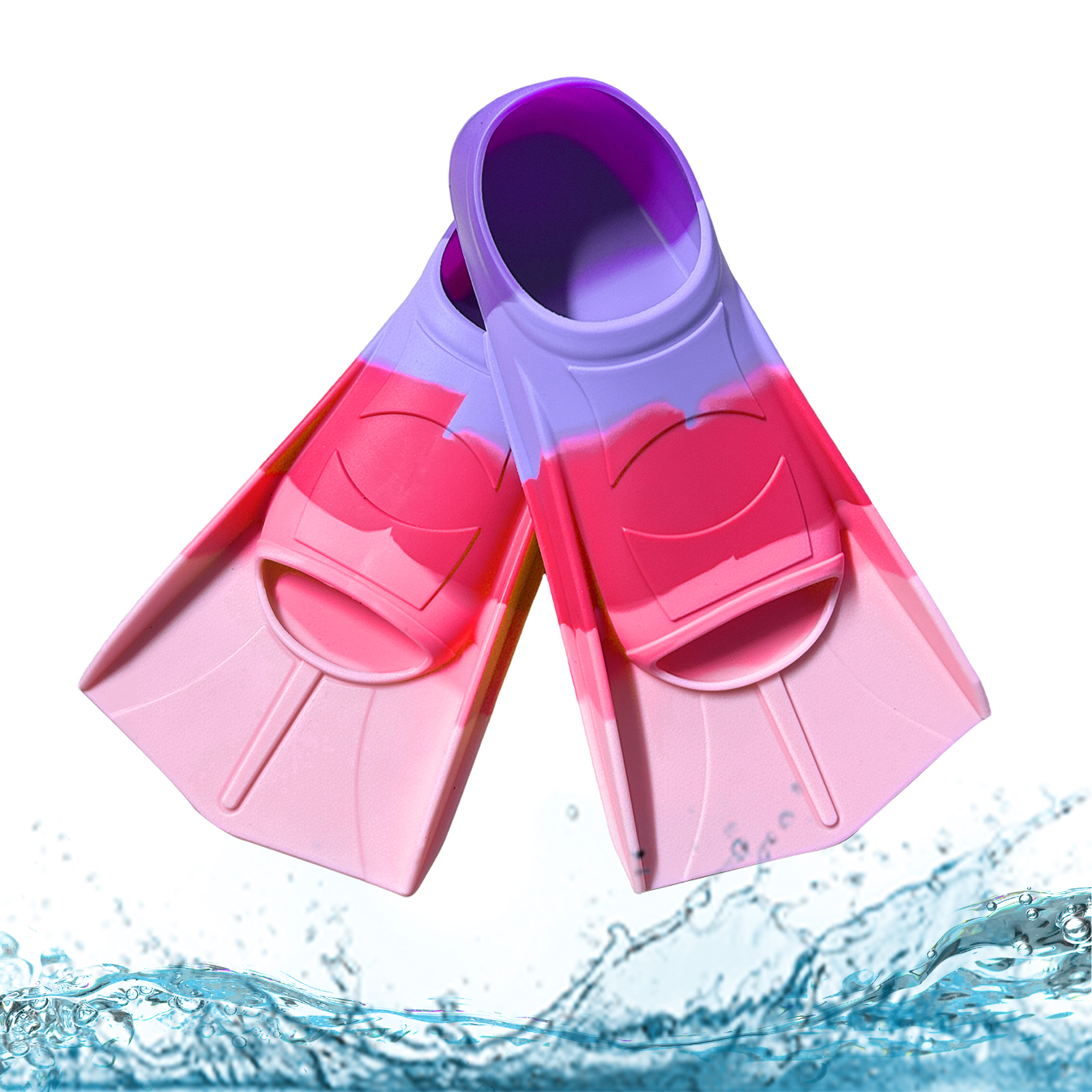 Kurze Schwimmflossen Aus Silikon – Für Training, Schnorcheln & Tauchen, Rutschfeste Sohle, Verschiedene Größen Kurze Schwimmflossen Aus Silikon – Für Training, Schnorcheln & Tauchen, Rutschfeste Sohle, Verschiedene Größen