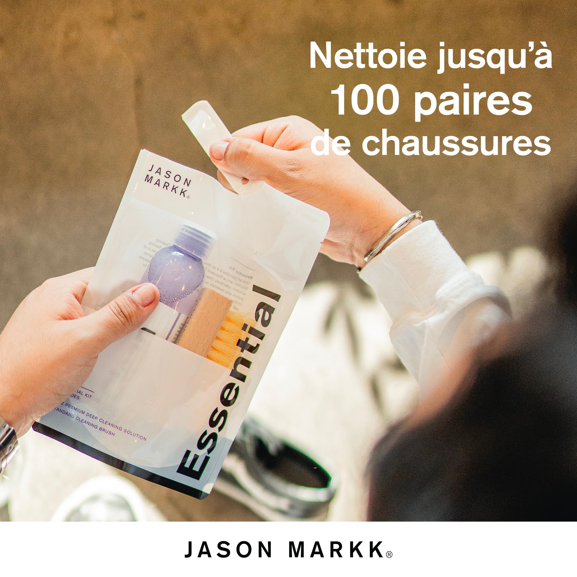Jason Markk Essentiels de nettoyant pour Chaussures pour Le Nettoyage des Chaussures