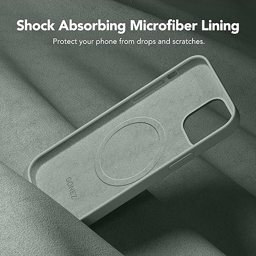 Miniatura 7 de GONEZ Funda magnética para iPhone 12 / 12 Pro, compatible con MagSafe, [protector de pantalla + protector de lente de cámara], funda protectora