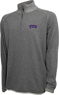 Vesi NCAA Men's 1/4 Zip Fine Gauge Sweater