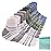 Revosoxs Diabetic Socks for Women Men,5 Pairs Bamboo Viscose Non Binding Diabetic Ankle wide Seamless Socks 6-9 9-12(Dark Mix Stripe-Large)