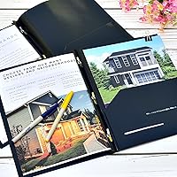 Vista 2 de Youngever Paquete de 6 carpetas de plástico resistente con dos bolsillos con 3 puntas, cierre de puntas de metal, carpeta de plástico resistente