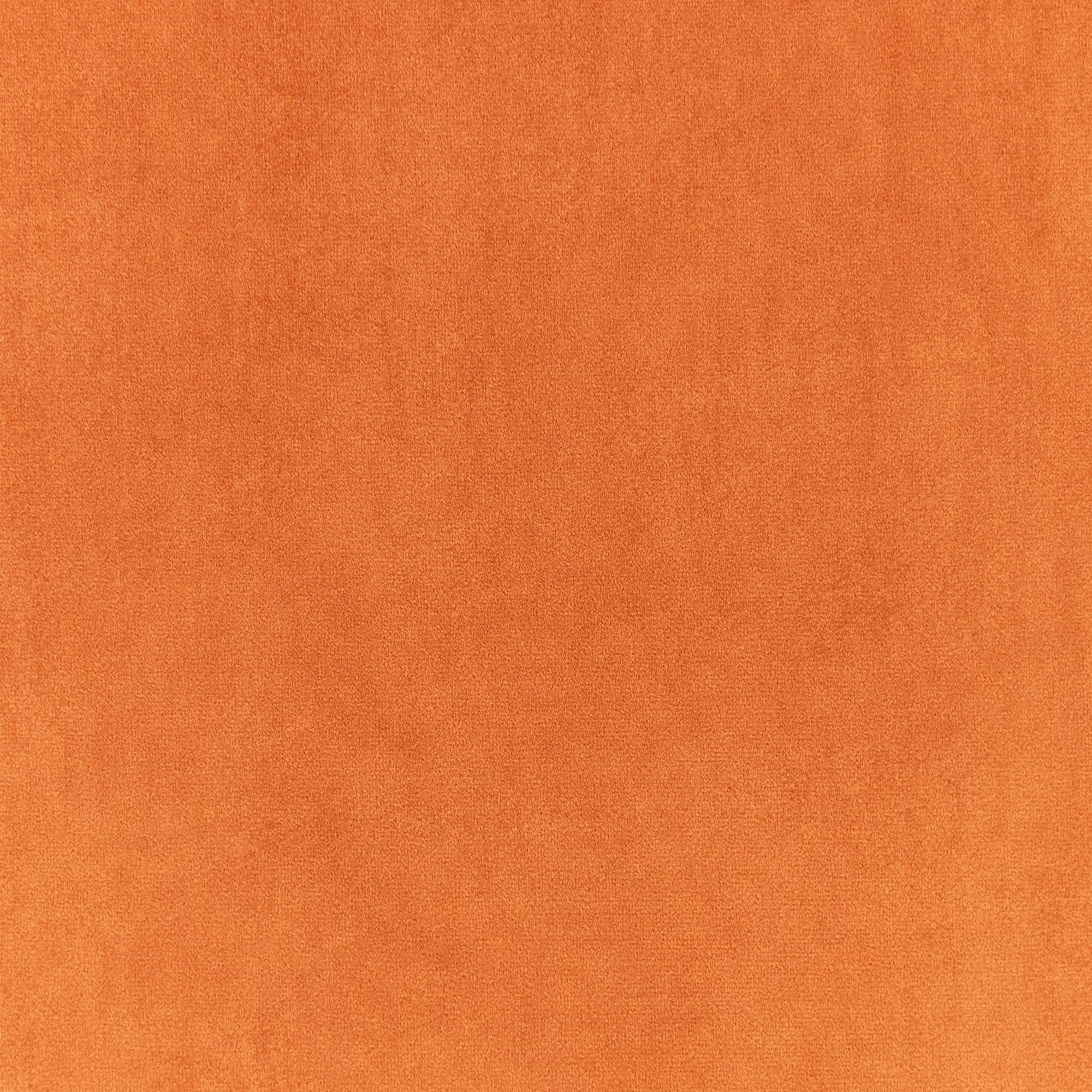 Beliani Sessel Samt orange mit schwarzem Metallgestell Armlehnen Lehne modern Delary