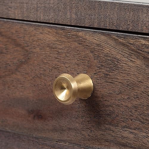 Miniatura 7 de Christopher Knight Home Mesa Bucyrus END, marrón oscuro + dorado