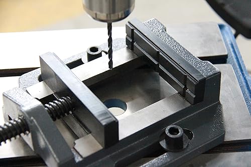 Miniatura 3 de KAKA INDUSTRIAL Tornillo de prensa de taladro, tornillo de sujeción de 6 pulgadas para perforación de precisión, fresado y carpintería BSM-150N