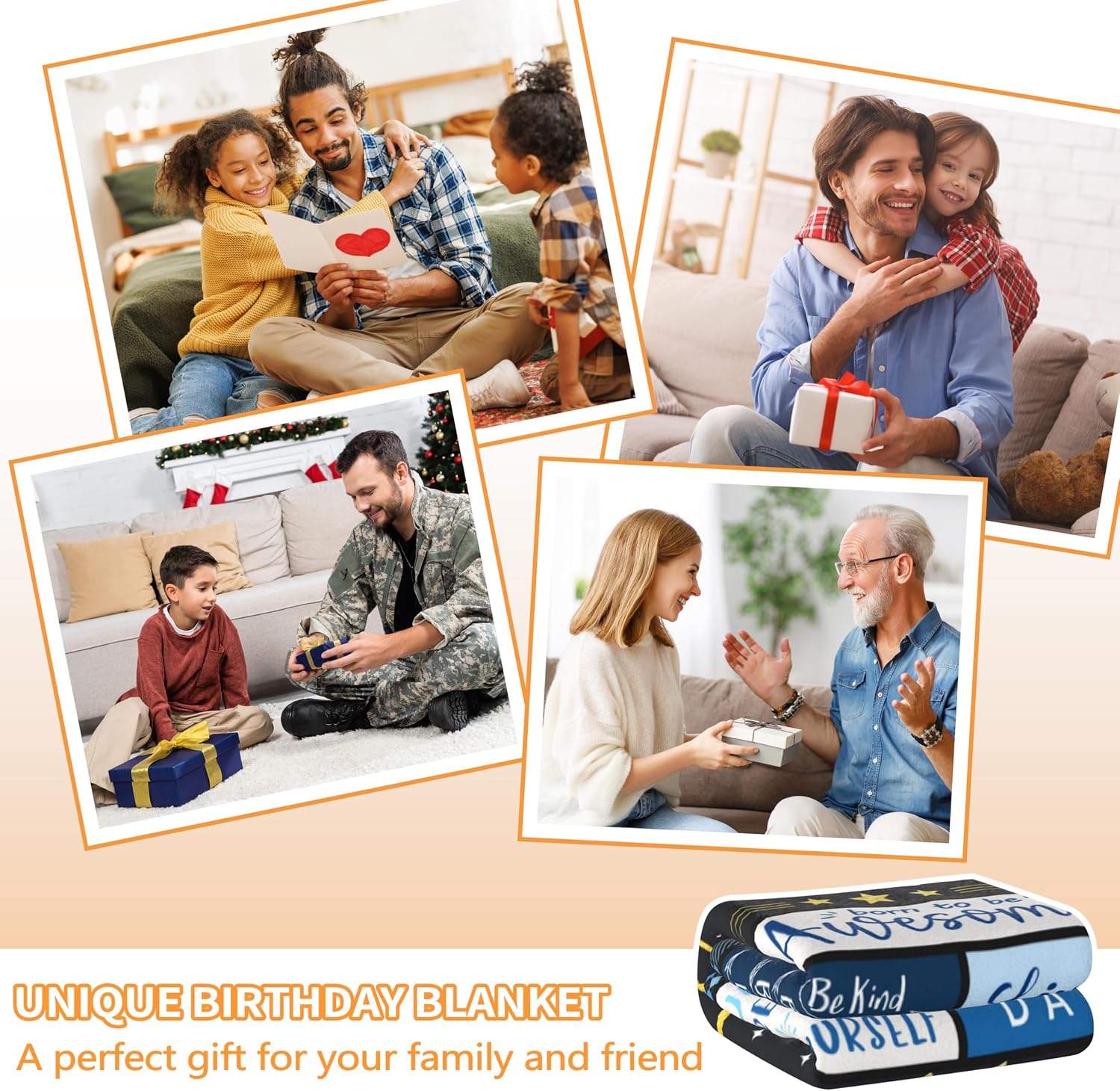 Birthday Gifts for Men Blanket 60"X 50" Unique Gifts for Men Happy Birthday Decorations Mens Birthday Gifts Ideas for Dad Grandpa Boyfriend Husband (60"X50", Mens Birthday)