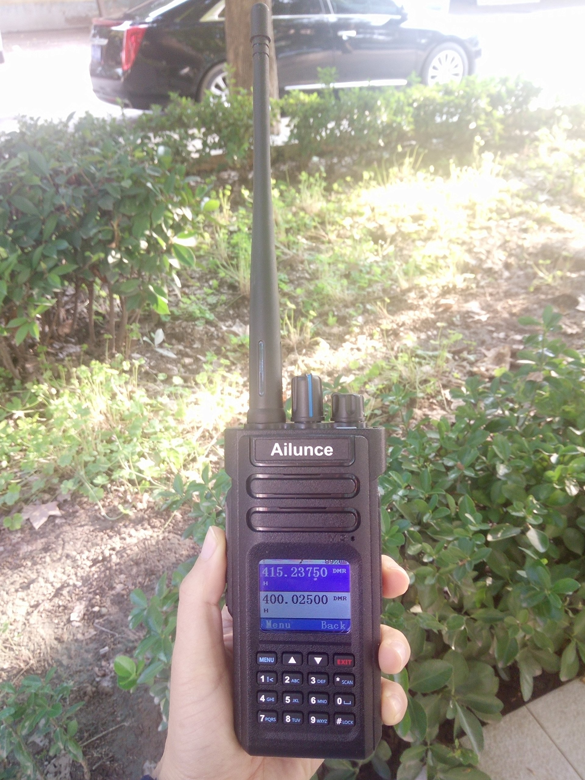 Retevis Ailunce HD1 10W DMR Radioaficionado, Banda Dual, Radio Digital Bidireccional, Batería Tipo C 3200mAh, IP67 Impermeable, Compatible con Otros Radioaficionados (1 Unidad, Negro)