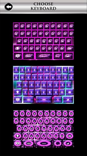 Teclados Neon Pink