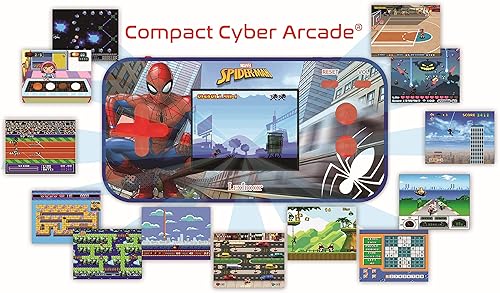 Miniatura 10 de LEXiBOOK Disney Frozen Elsa, Compact Cyber Arcade, consola de juegos portátil, 150 juegos, pantalla LCD a color, funciona con pilas, azul, JL2367FZ