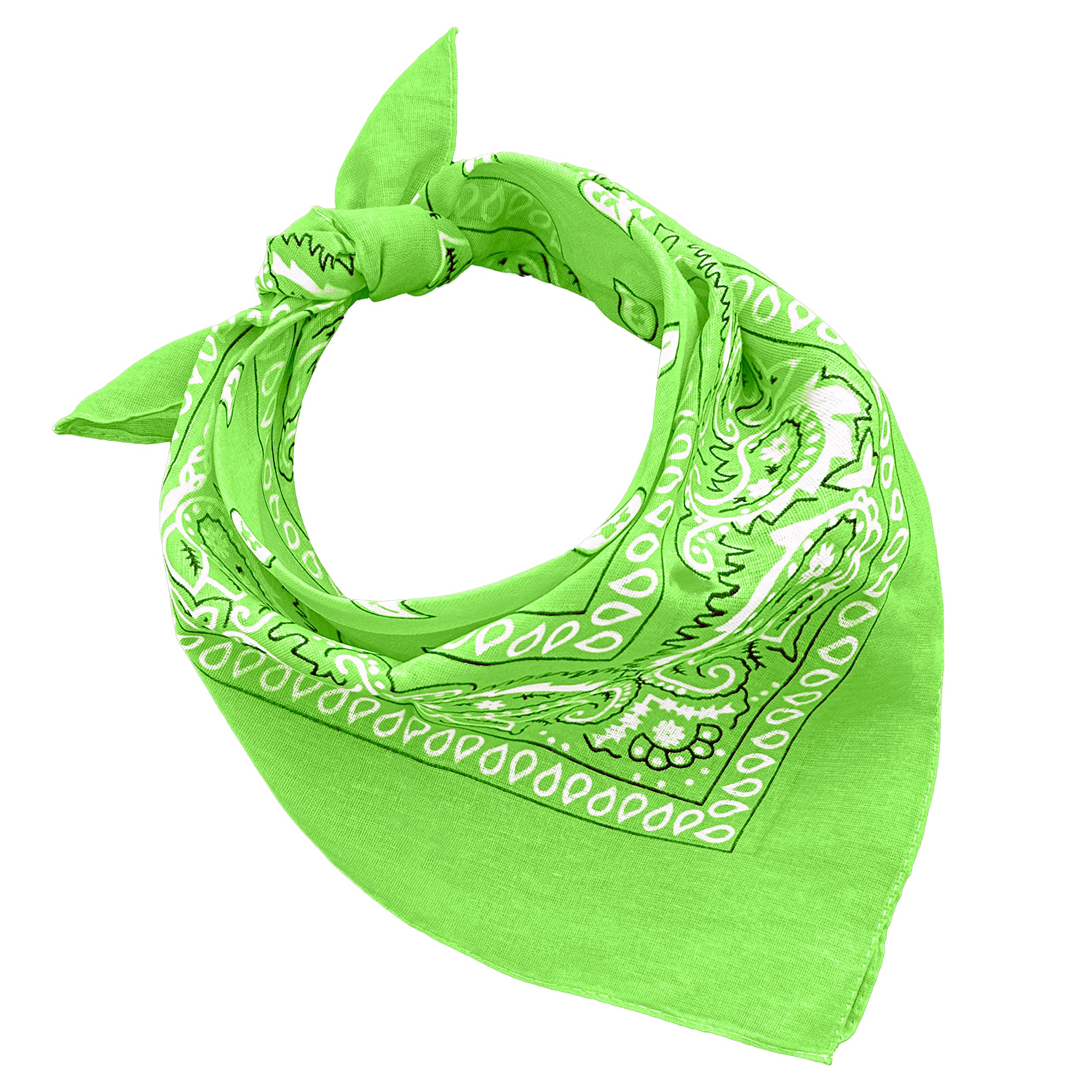 JOPHY & CO. 100% algodón BANDANA SET 3/5/10 para Mujeres Hombres Niños Unisex Único y/o Paisley Pattern COD. A644 — view 8
