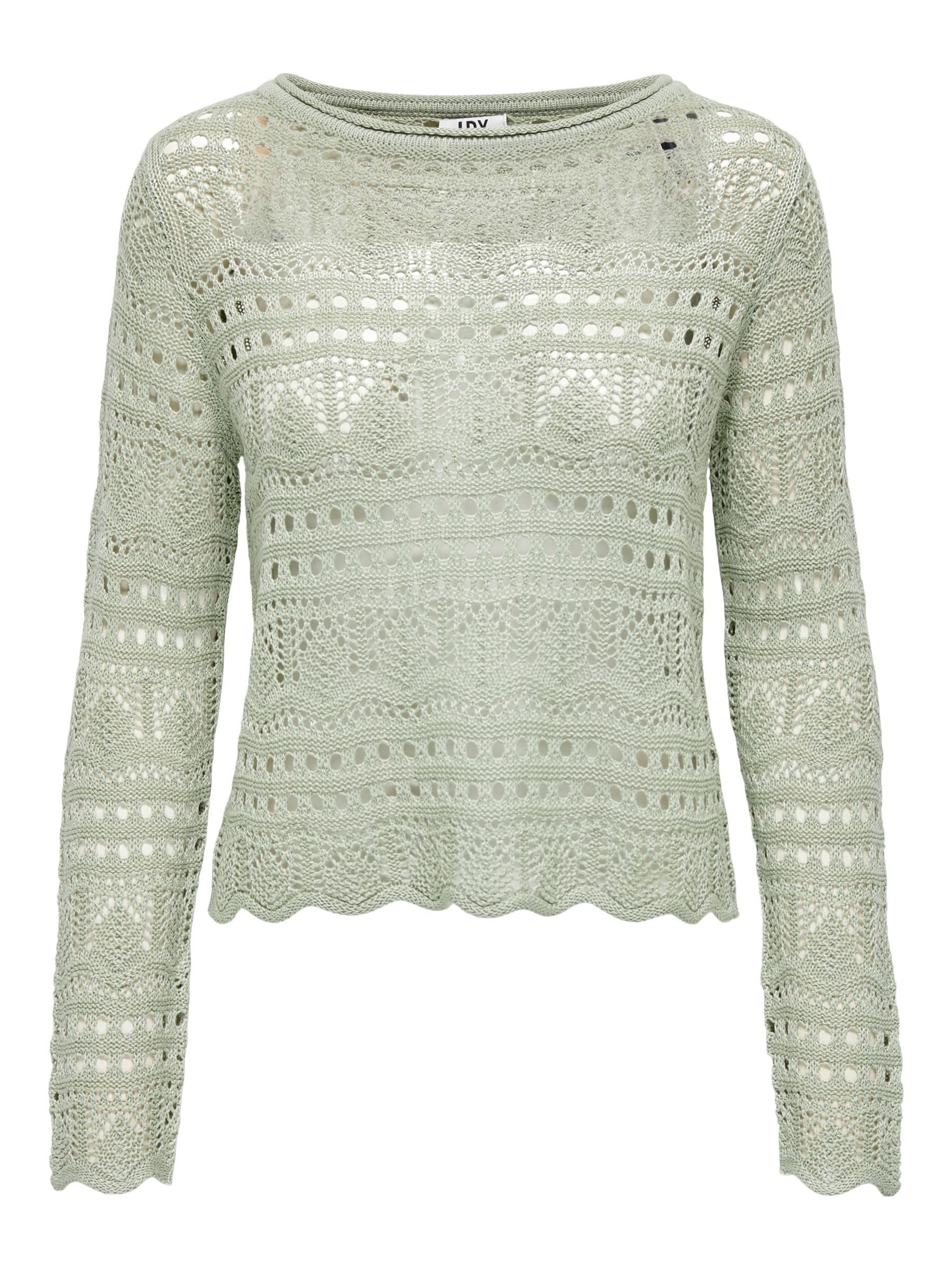 JdY Women's Jdysun Lay L/S Boatneck Jumper KNT Noos, Desert Sage, XXL