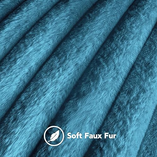 Miniatura 3 de Juego de 4 fundas de almohada azules de 18 x 18 pulgadas, bonitas fundas de almohada bohemias para sofácama, fundas de almohada decorativas para