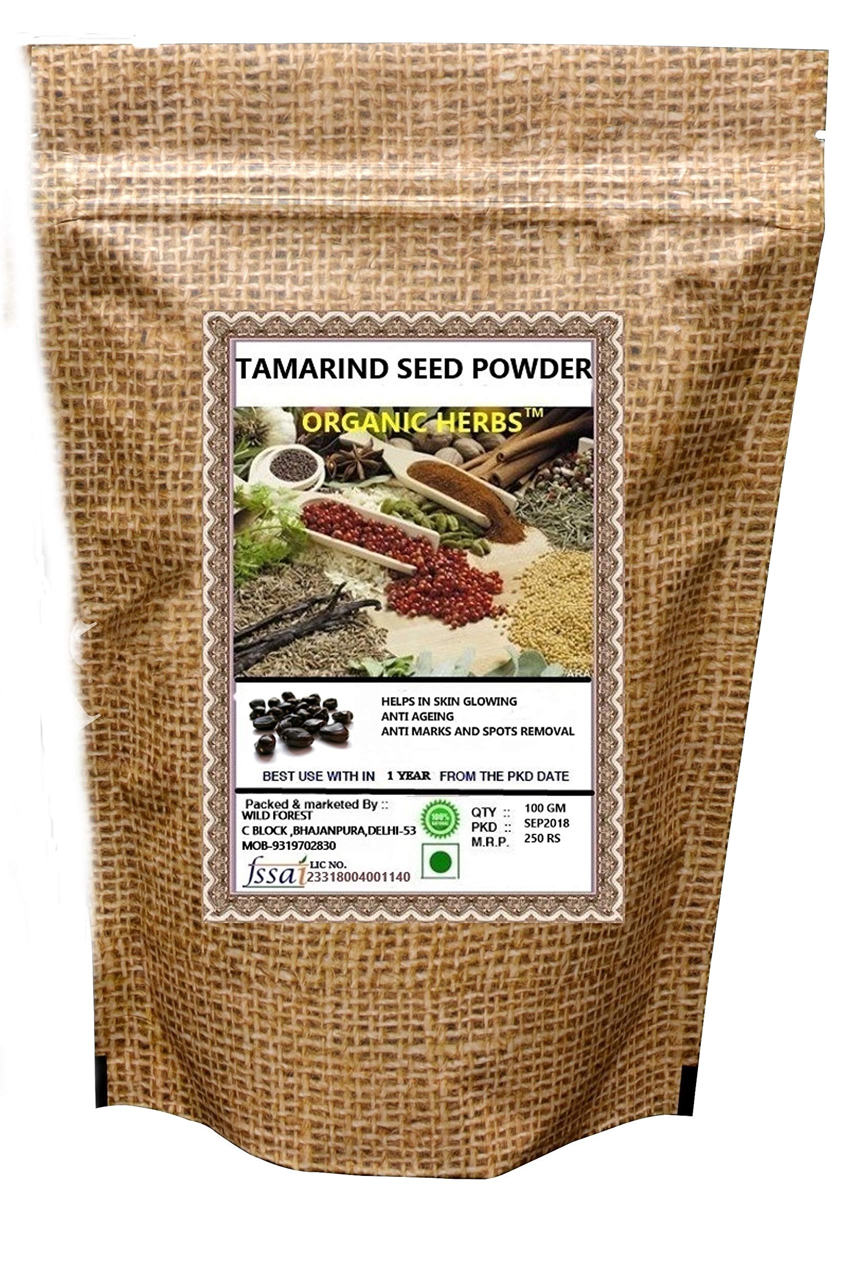 ORGANIC HERBS TAMARIND(IMLI) SEEDS POWDER 200 GM (B07QV2LGD2) Amazon Price History, Amazon Price Tracker