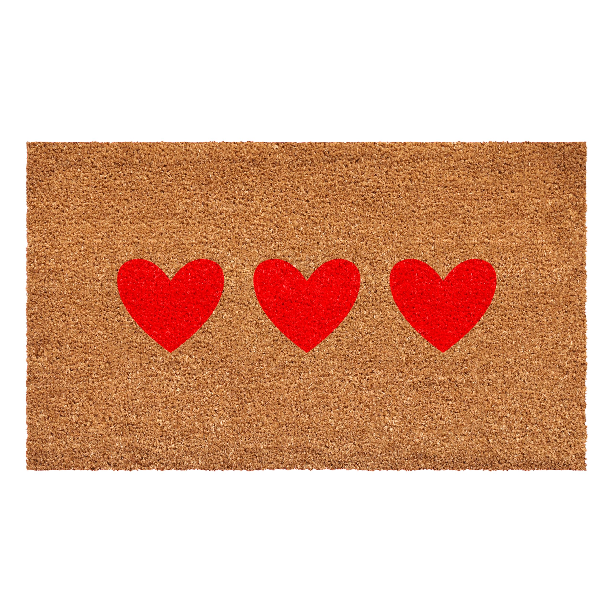 Calloway Mills 112272448 - Felpudo con diseño de corazón, color rojo