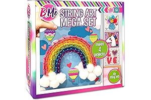 Super Fun String Art Kit, 4 Popular Patterns to Choose, Creative Craft...