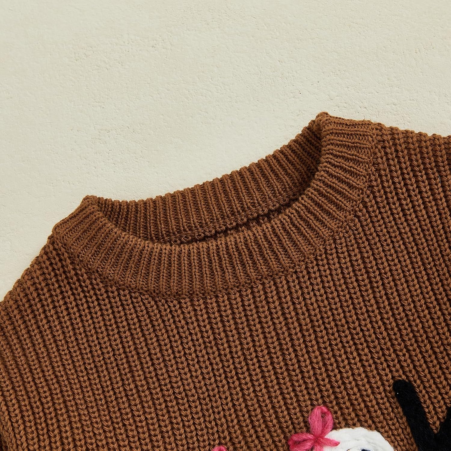 YINGISFITM Valentines Baby Girl Boy Outfit Toddler Valentines Sweet Heart Sweater Knit Sweaters Fall Winter Clothes - Image 3